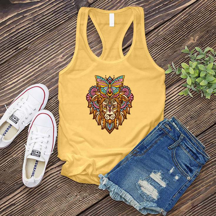 Butterfly Lion Mandala Women's Tank Top's Image