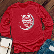 Load image into Gallery viewer, Skeleton Crescent Moon Long Sleeve
