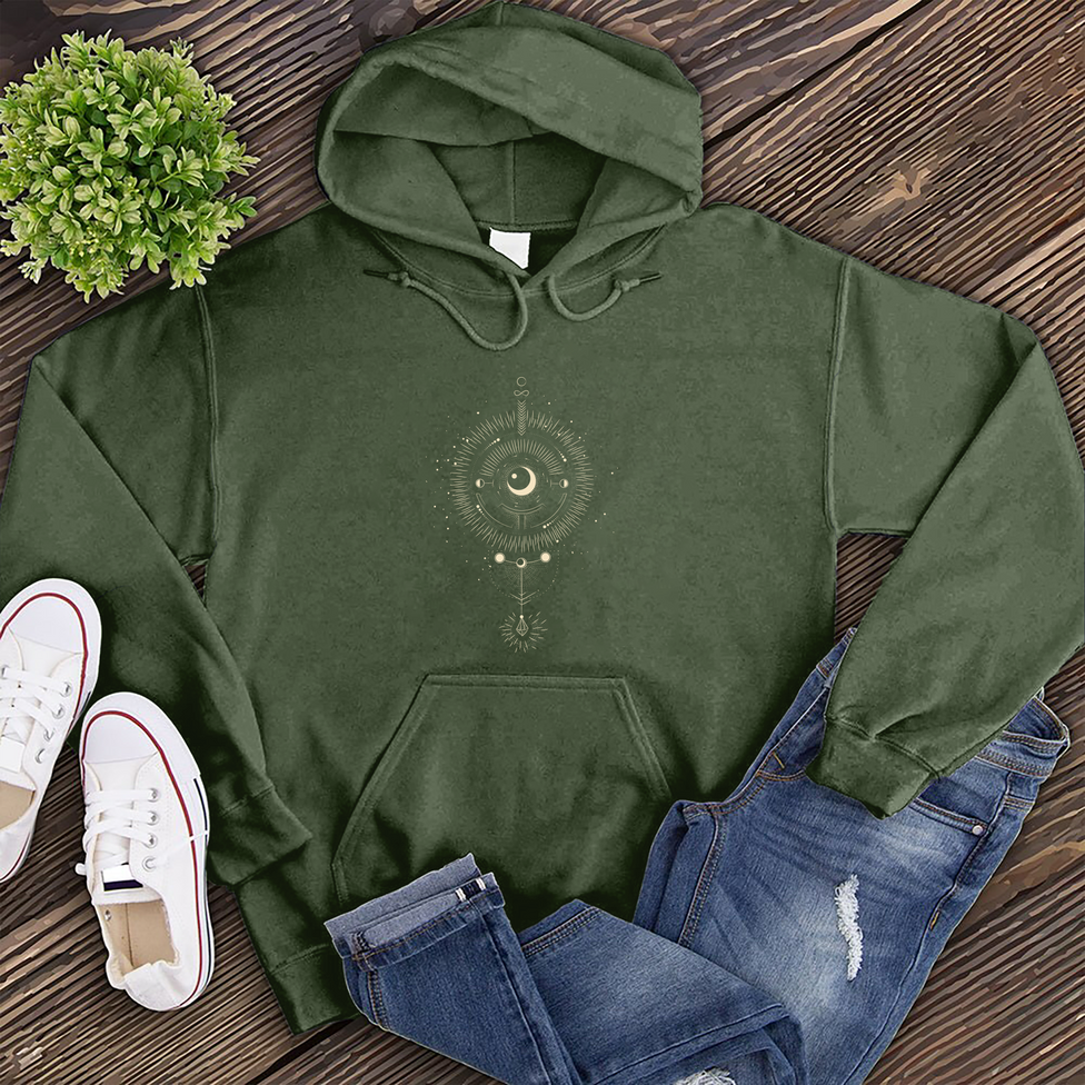 Cosmic Gem And Moon Hoodie Image