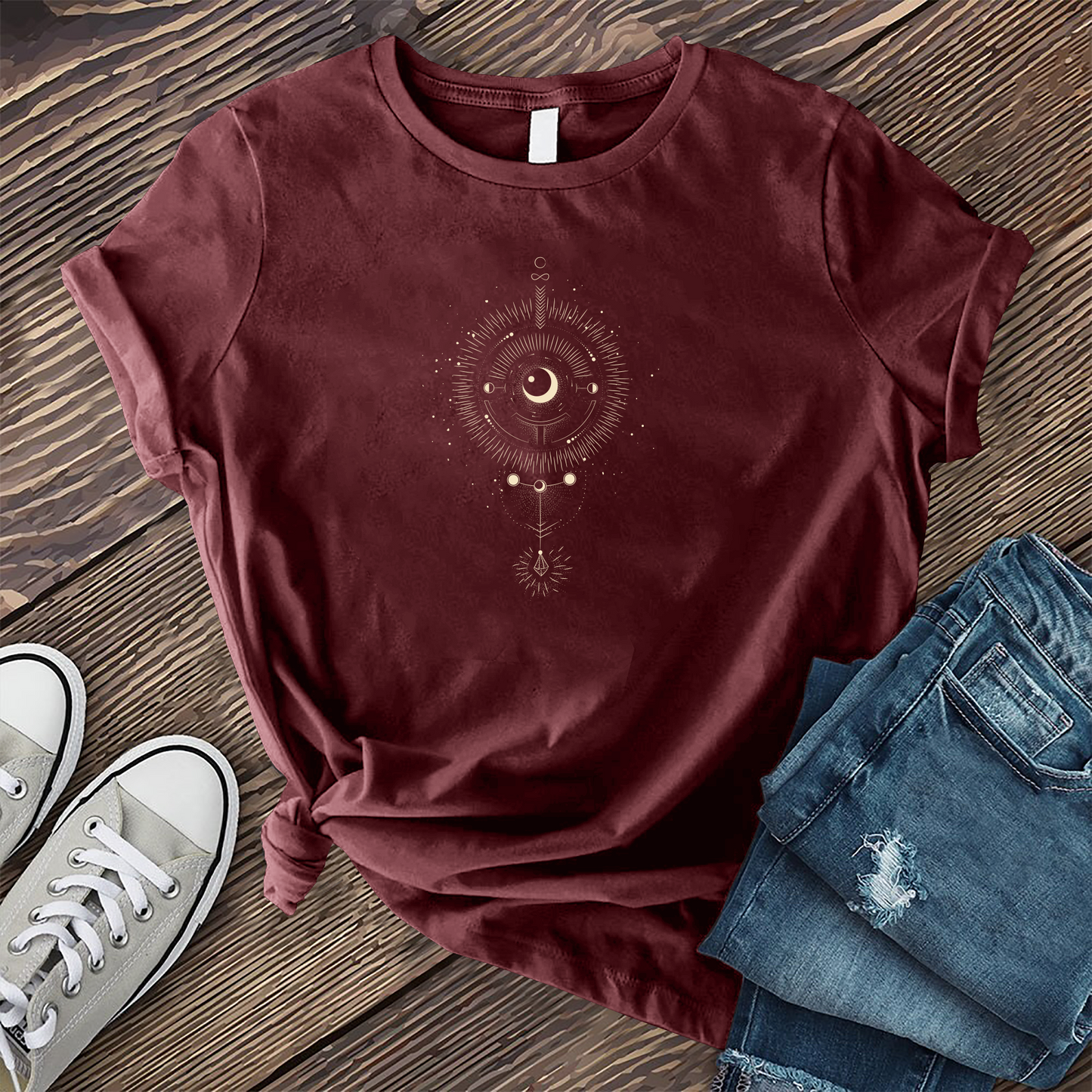 Cosmic Gem And Moon T-shirt