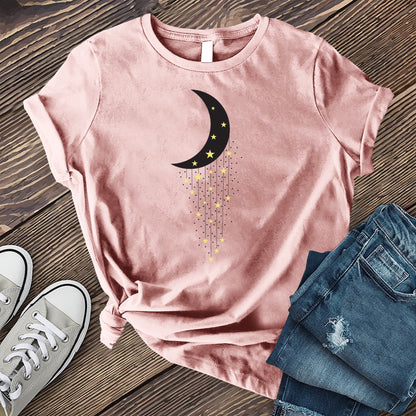 Falling Stars Moon T-shirt