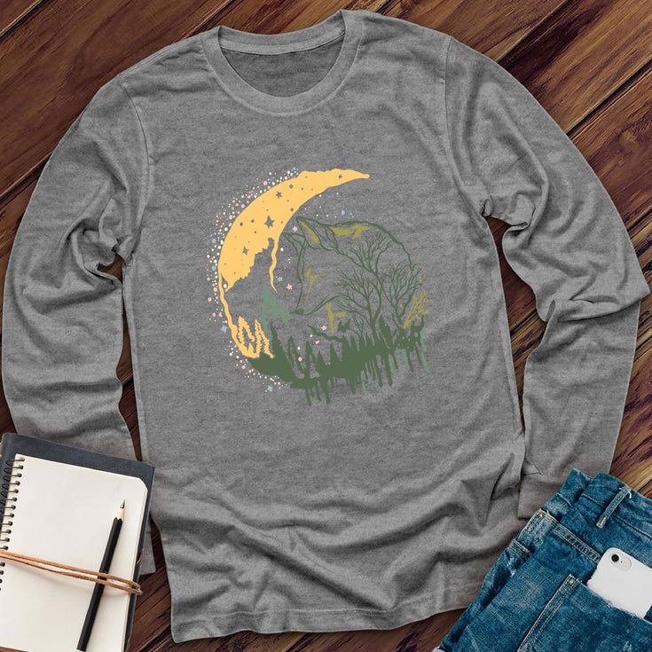 Lunar Wolf Forest Long Sleeve's Image