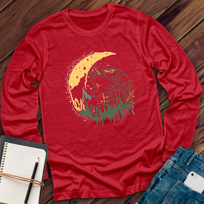 Lunar Wolf Forest Long Sleeve