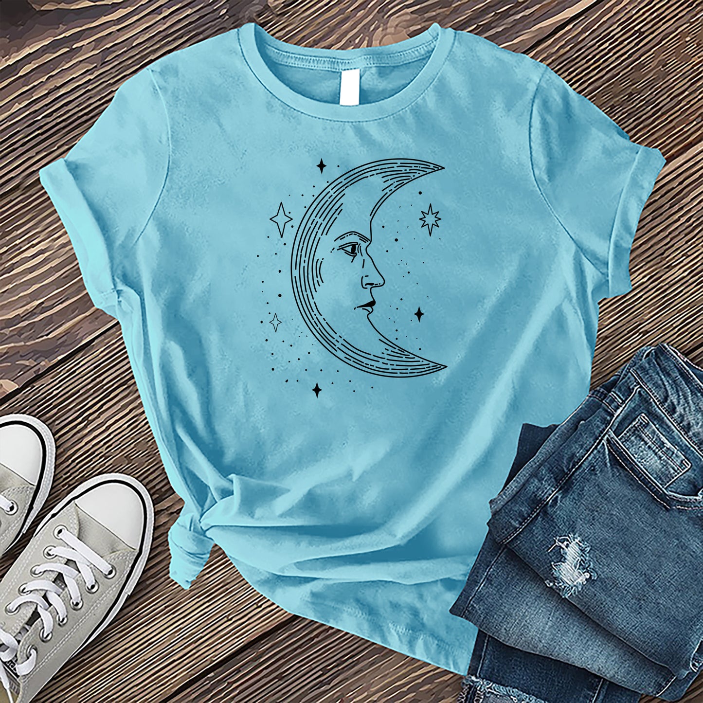 Sketched Moon T-Shirt