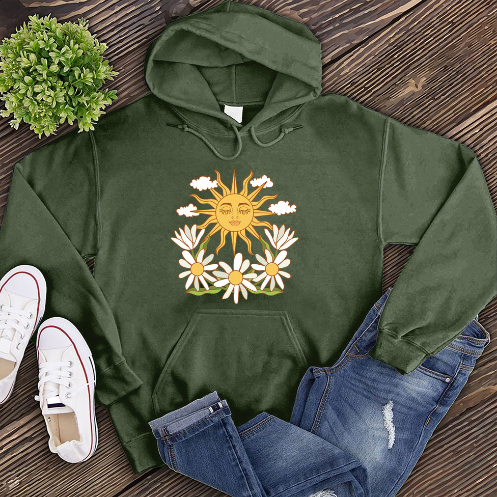 Smiling Daisy Sun Hoodie Image