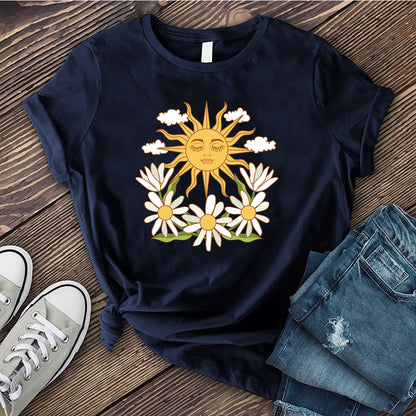 Smiling Daisy Sun T-shirt