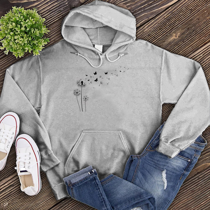 Flying Butterfly Dandelion Hoodie's Image