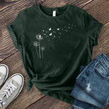 Flying Butterfly Dandelion T-shirt's Image