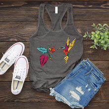 Load image into Gallery viewer, Colorful Hummingbird Women&#39;s Tank Top
