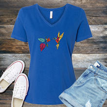 Load image into Gallery viewer, Colorful Hummingbird V-Neck
