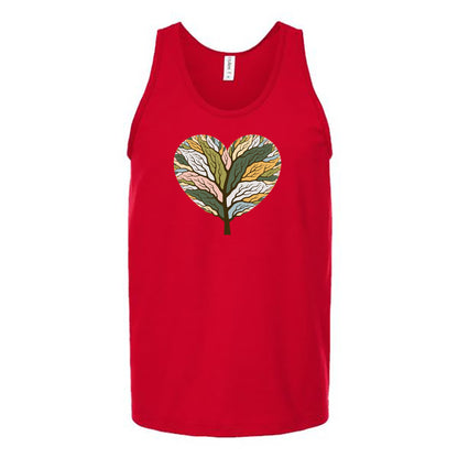 Colorful Tree of Life Heart Unisex Tank Top