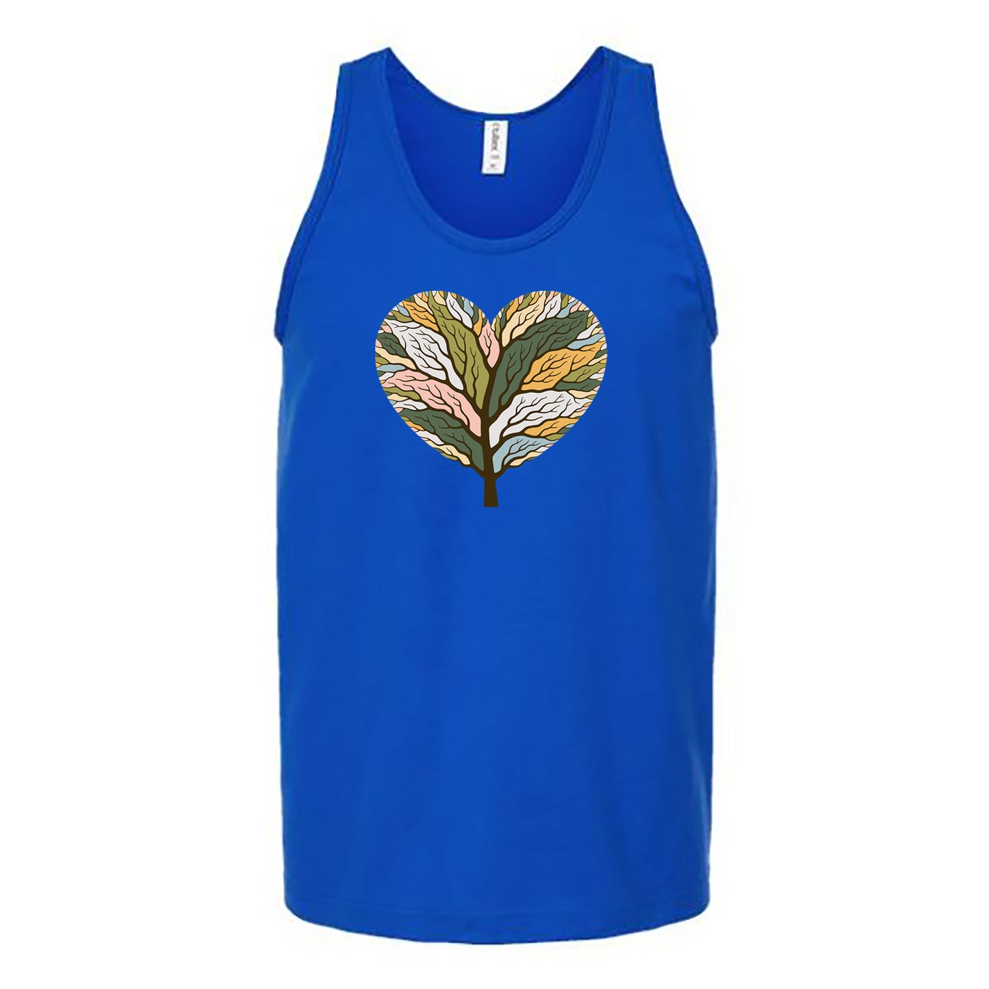 Colorful Tree of Life Heart Unisex Tank Top