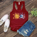 Sun and Moon Doodle Women's Tank Top's Image