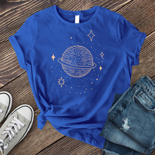 Load image into Gallery viewer, Sketched Planet T-shirt
