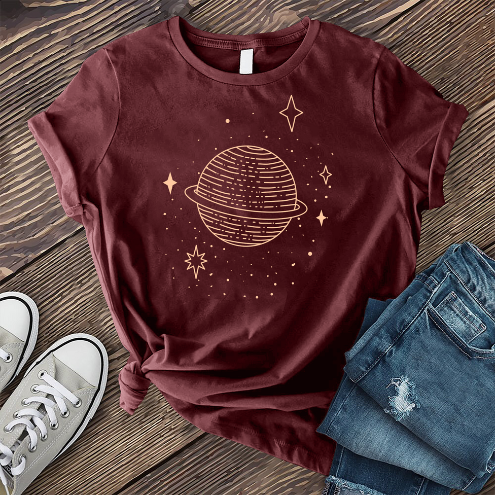 Sketched Planet T-shirt Image