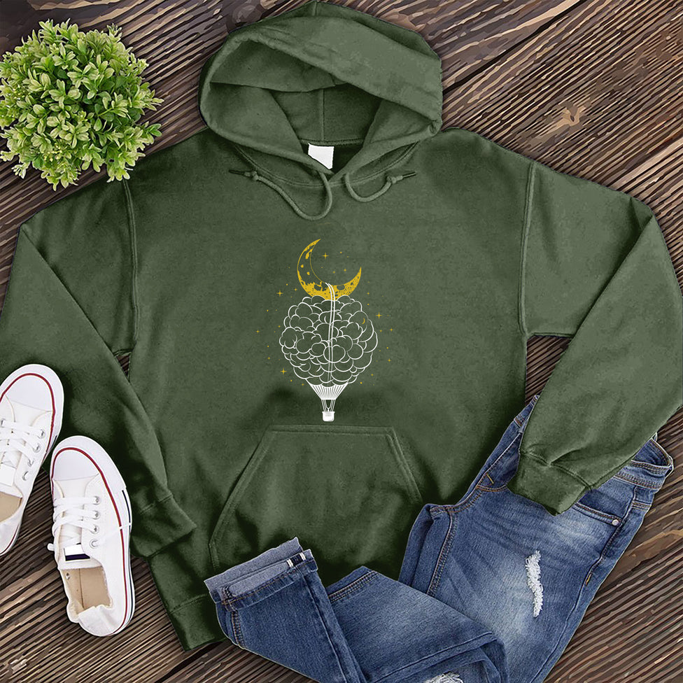 Cloud Hot Air Balloon Hoodie Image