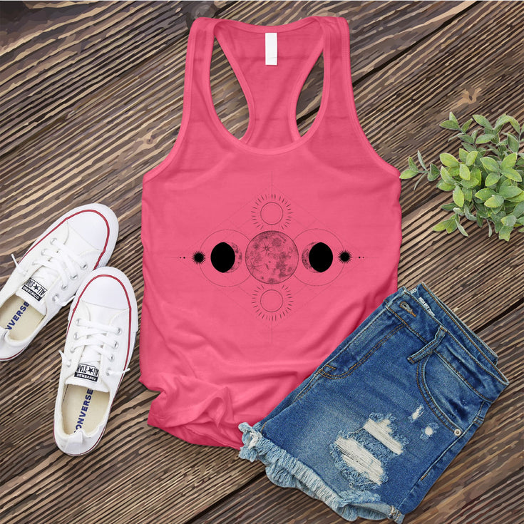 Symmetrical Eclipse Women's Tank Top's Image