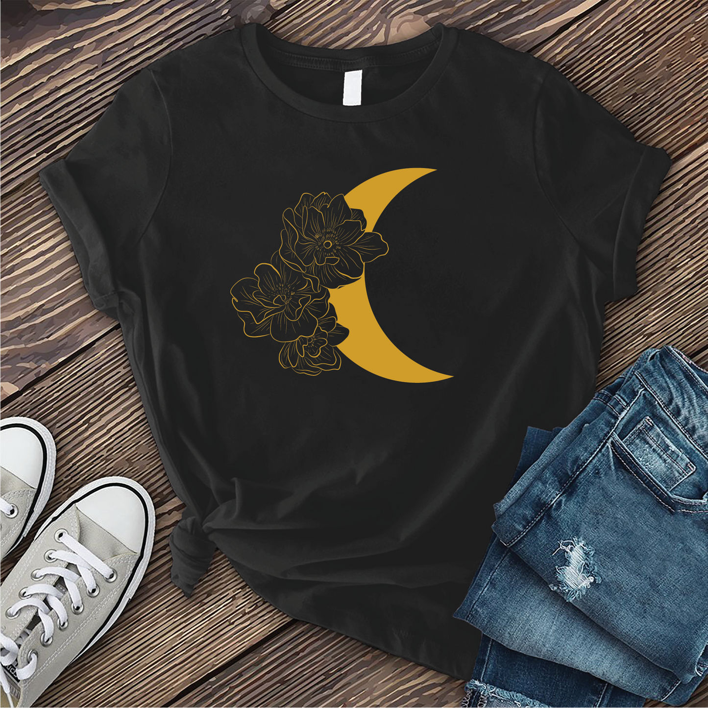Lunar Floral Cluster T-shirt