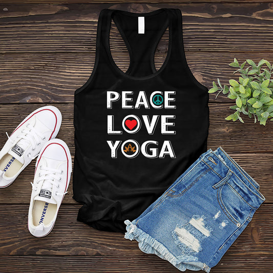 Peace Love Yoga Women's Tank Top