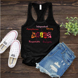 Aries Word Splash Women's Tank Top's Image
