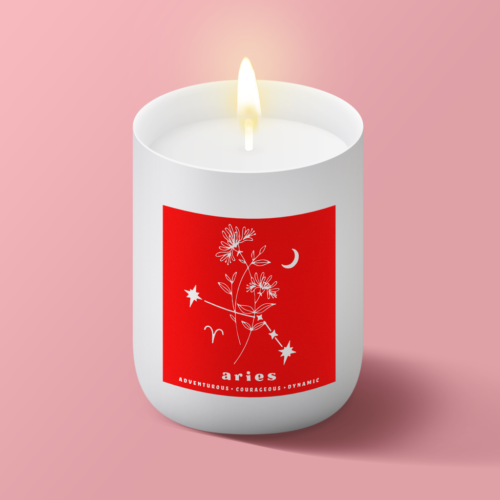 Aries Lunar Candle Image