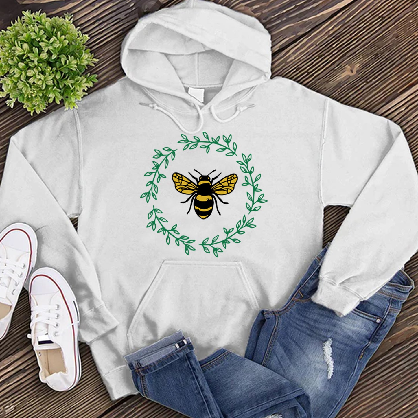 Bee Flower Hoodie