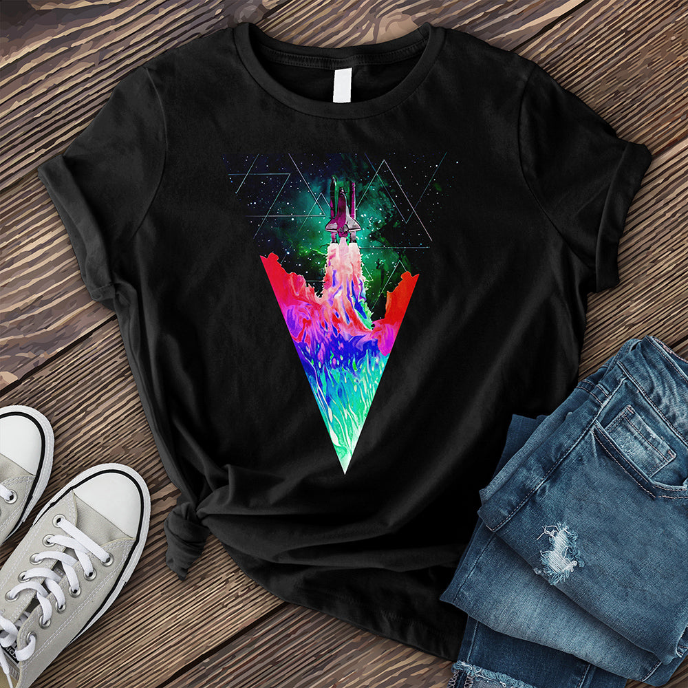 Geometric Rocket T-Shirt