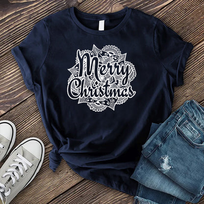 Merry Christmas Mandala T-shirt