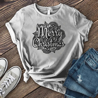 Merry Christmas Mandala T-shirt
