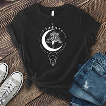 Load image into Gallery viewer, Moon Phase Tree T-Shirt
