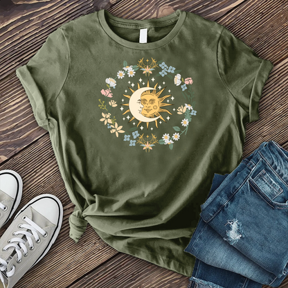 Sun and online moon shirts