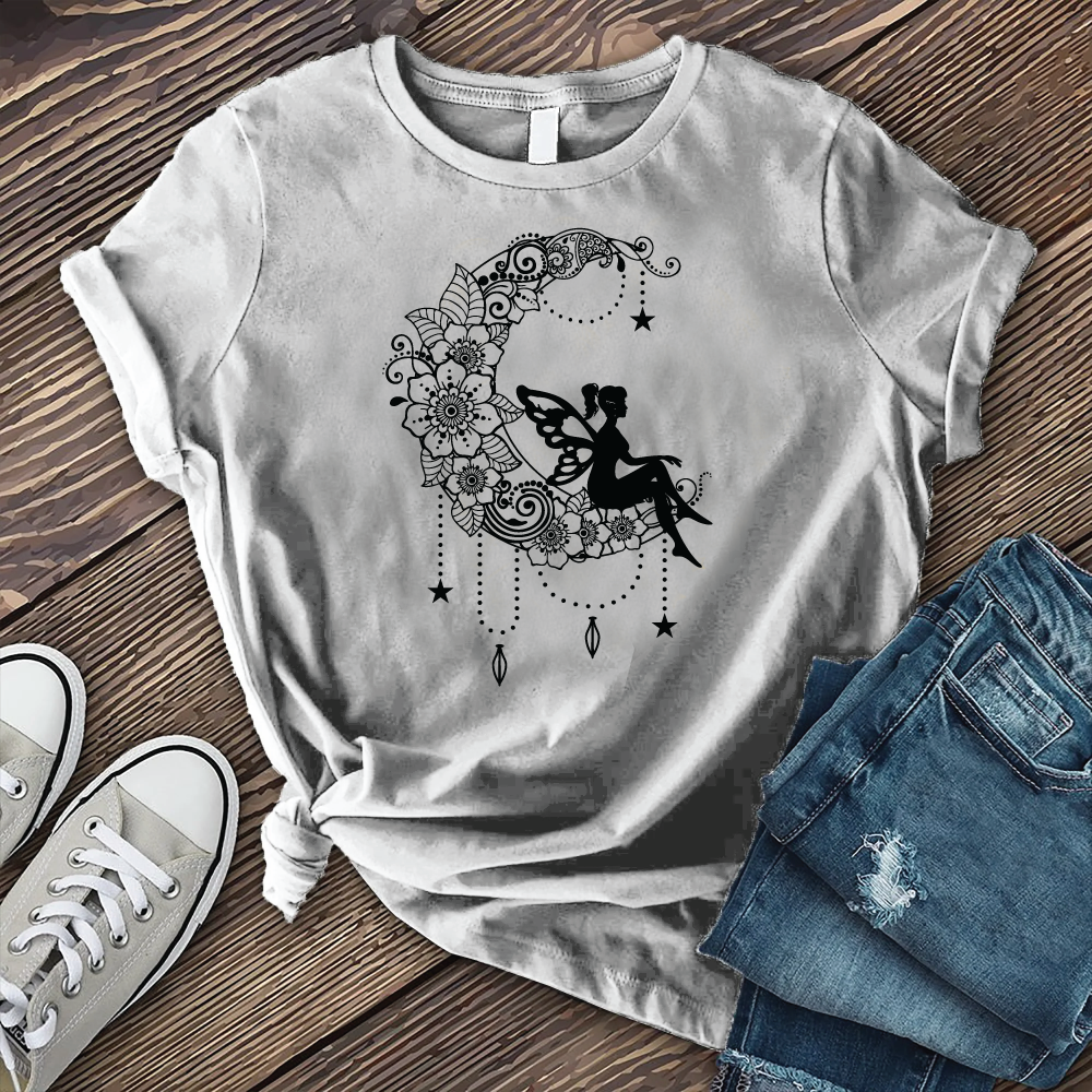 Crescent Fairy Moon T-shirt