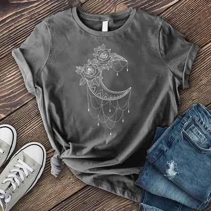 Mandala Moon Flower T-shirt