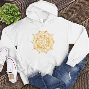 Ornamental Mandala Gold Hoodie