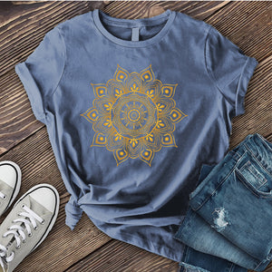 Ornamental Mandala Gold T-Shirt