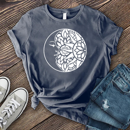 Sun and Moon System Mandala T-Shirt
