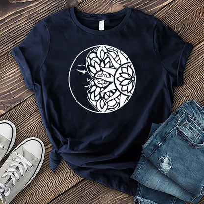 Sun and Moon System Mandala T-Shirt