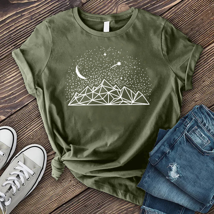 Geometric Mountain T-Shirt
