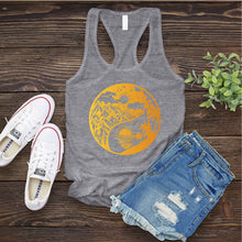 Load image into Gallery viewer, Nature Yin Yang Gold Women&#39;s Tank Top

