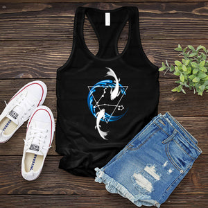 Pisces Water Triangle Women's Tank Top