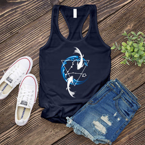 Pisces Water Triangle Women's Tank Top