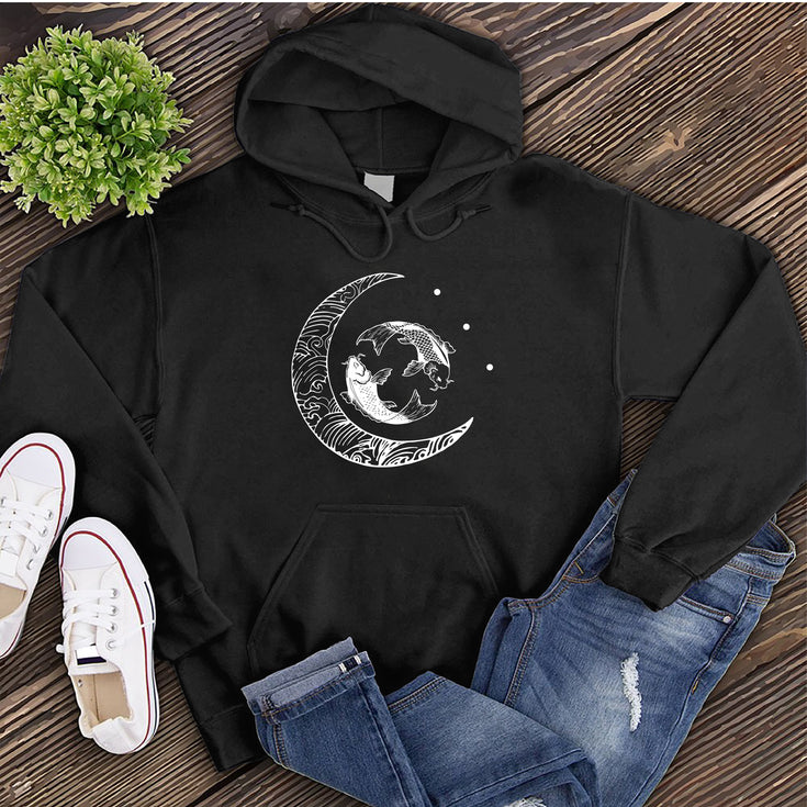 Moon and Pisces Hoodie's Image