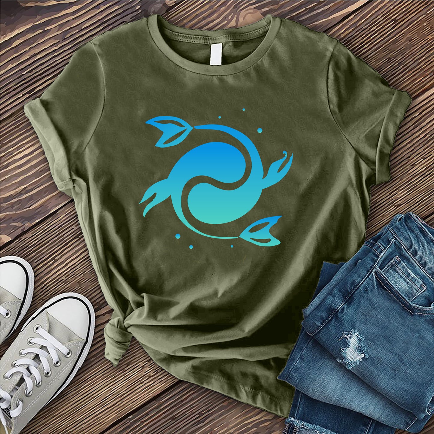 Ombre Pisces T-shirt