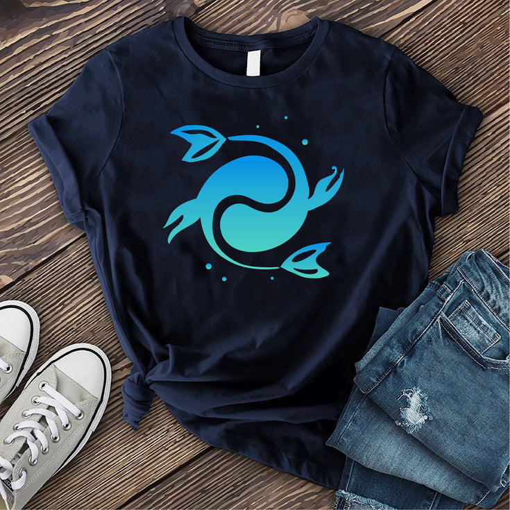 Ombre Pisces T-shirt's Image