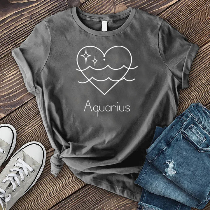Aquarius Heart T-shirt