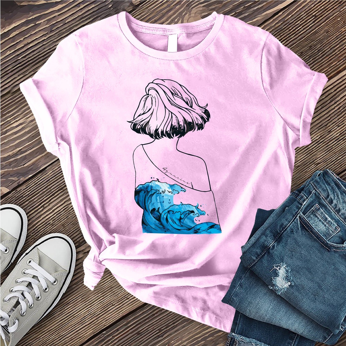 Minimalist Aquarius T-shirt