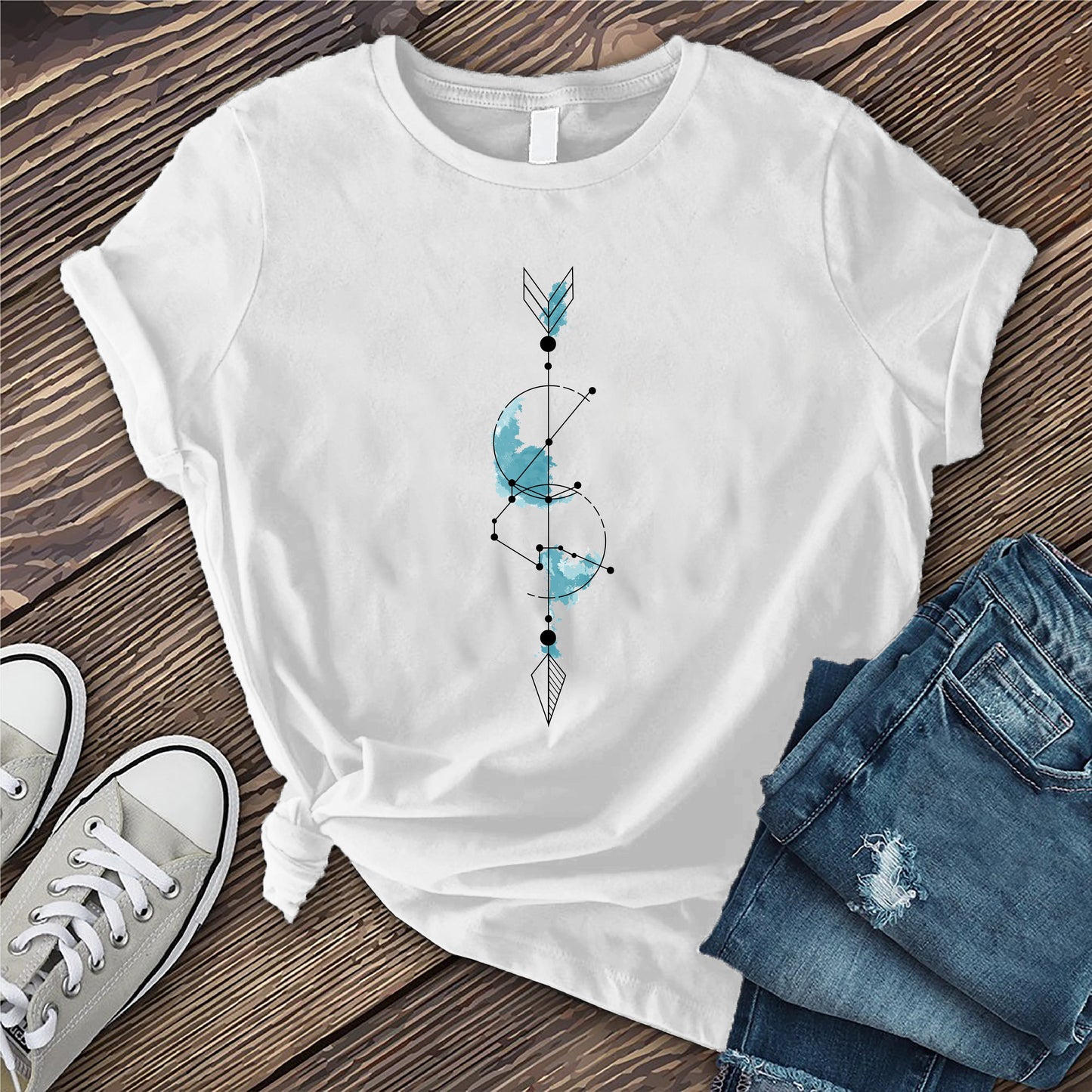 Watercolor Aquarius Arrow T-Shirt