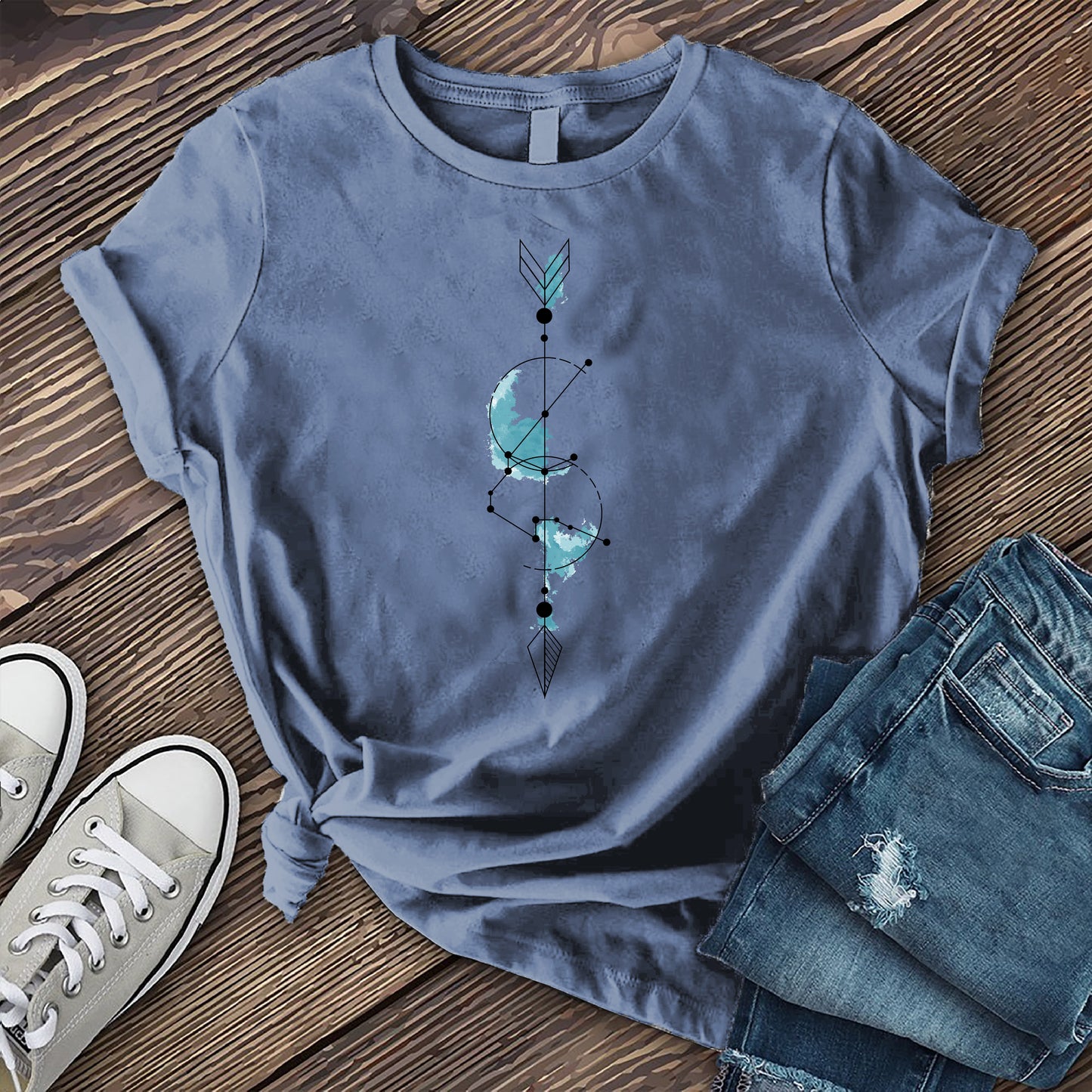 Watercolor Aquarius Arrow T-Shirt