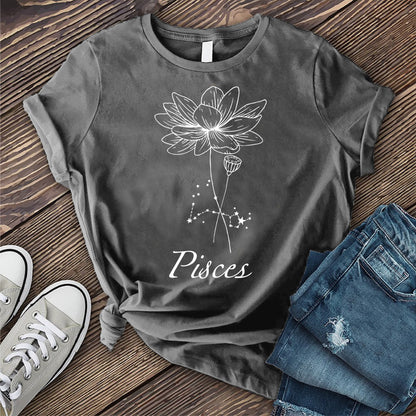 Pisces Flower T-shirt