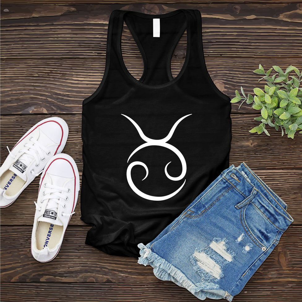 Taurus Simple Symbol Women's Tank Top Image